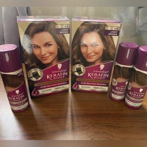 Schwarzkopf Keratin Root Light Brown bundle